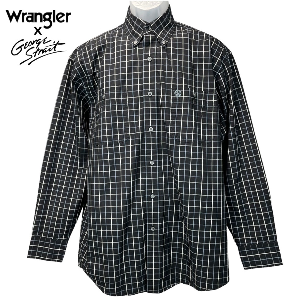 Wrangler‎ x George Strait Collection Long Sleeve Button Up Shirt Men’s Medium
